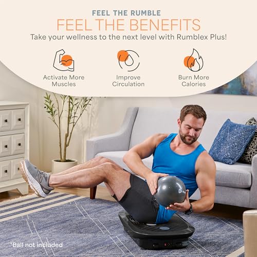 Lifepro Vibration Plate Machines – Full Body Workout, Recovery & Lymphatic Drainage with 4D Motion, Silent Operation, Joint Support