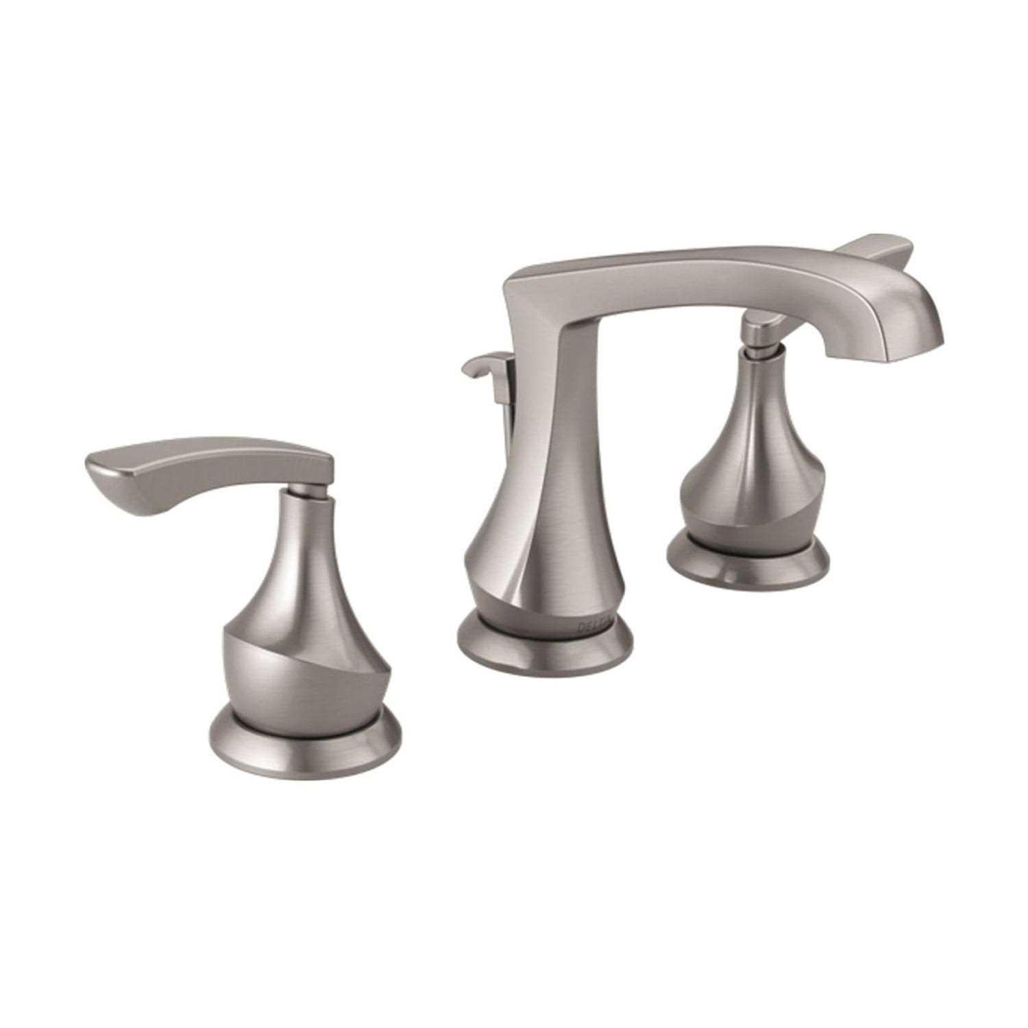 Delta 35750lf-spbl Merge Widespread 2-Handle Bathroom Faucet in Nickel - Shop Hardware Tools Online Store