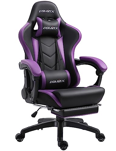 Dowinx Gaming Chair Ergonomic Racing Style Recliner with Massage Lumbar Support