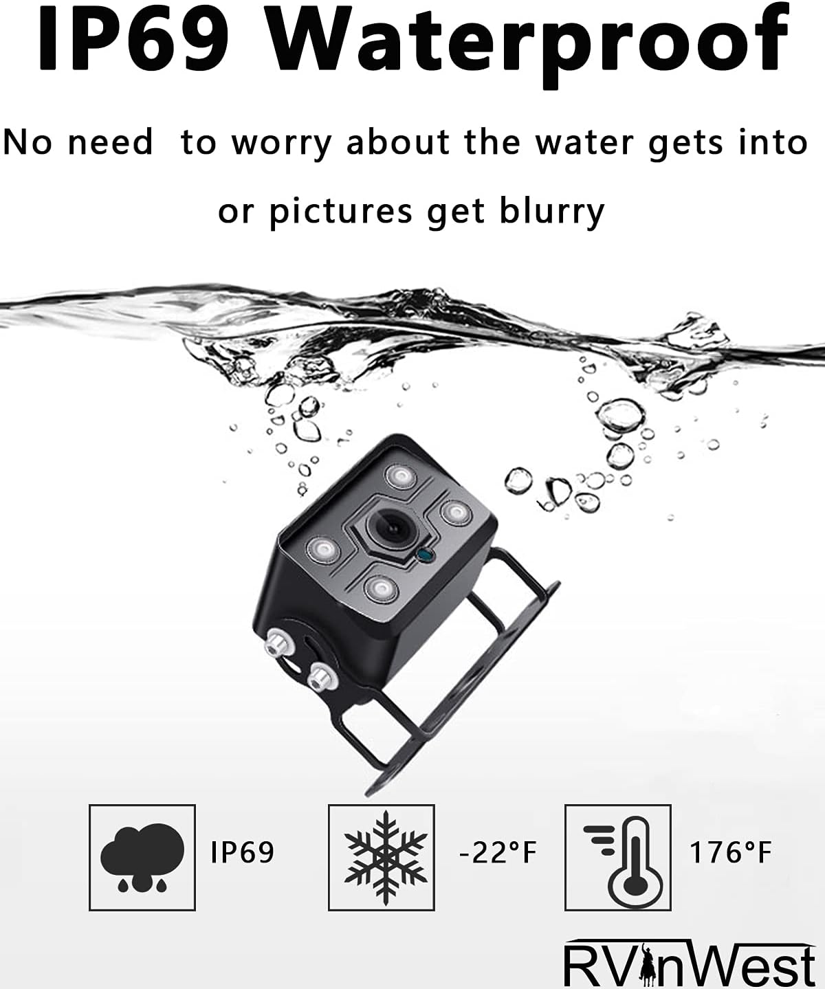 HD RV Wireless Backup Camera