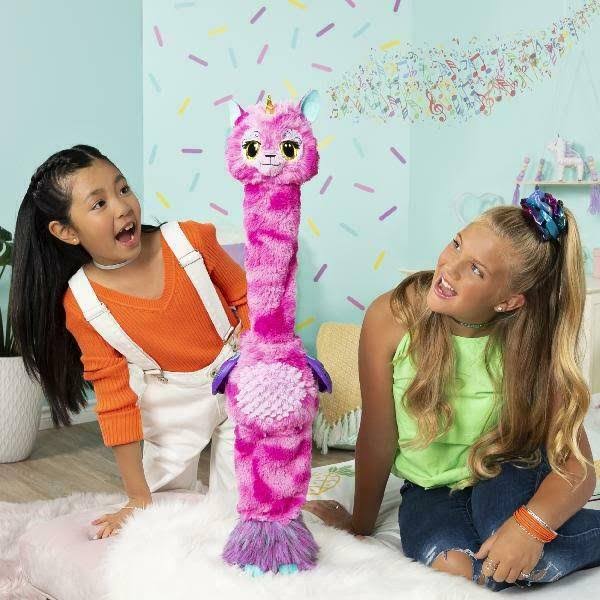 Hatchimals Wow 32-Inch Llalacorn Animal Toy