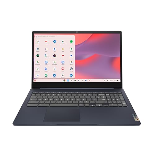 Lenovo IdeaPad 3i Chromebook, 15.6” FHD Display, Intel Celeron N4500, 8GB RAM, 64GB eMMC, 1920x1080 px, 720p Camera, Chrome OS, Abyss Blue