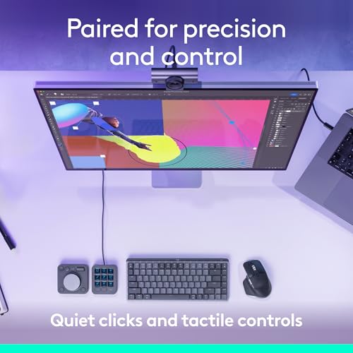 Logitech MX Keys S Combo - Performance Wireless Keyboard and Mouse with Palm Rest, Customizable Illumination, Fast Scrolling, Bluetooth, USB C