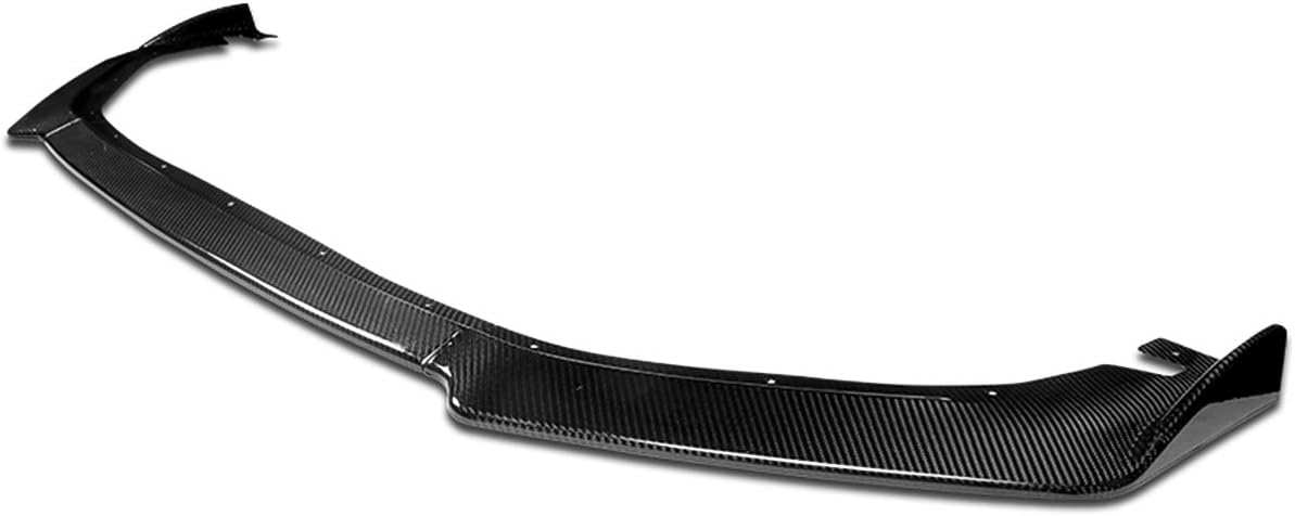 3Pcs Real Carbon Fiber Front Bumper Lip Spoiler Wing Body Kit Compatible with Lexus IS250 IS350 14-16