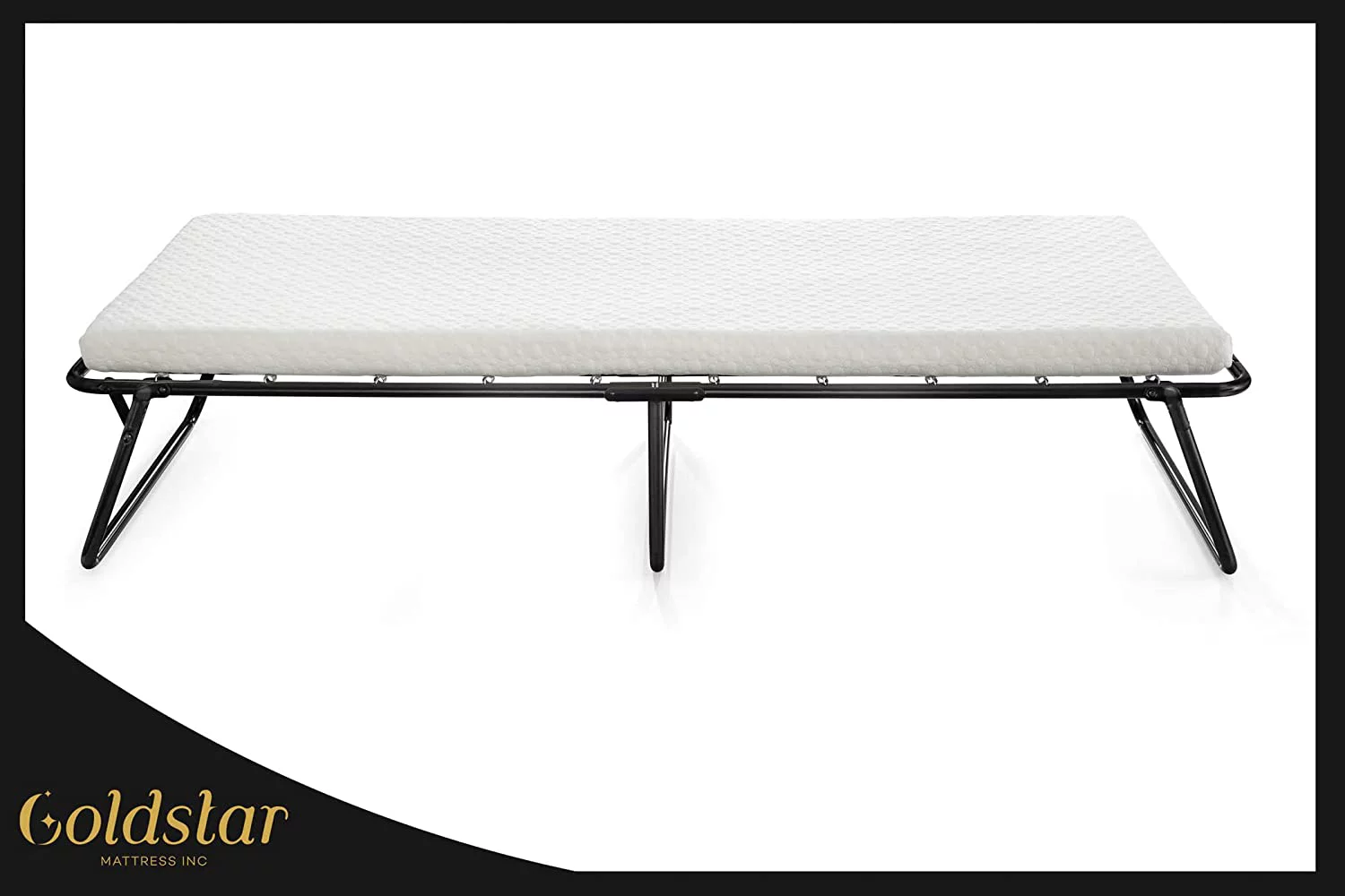 Guest Folding Bed Cot with Memory Foam Mattress, Compact, Portable & Lightweight, for Spare Bedroom & Office (31 inch)