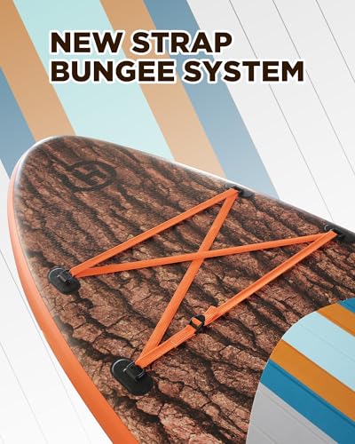 Highpi Inflatable Stand Up Paddle Board Premium SUP Accessories, Backpack, Wide Stance, Surf Control, Non-Slip Deck, Leash, Paddle and Pump
