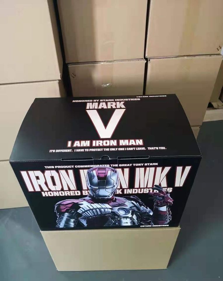 Avengers Marvel Legends Iron Man Electronic Helmet - Multicolor