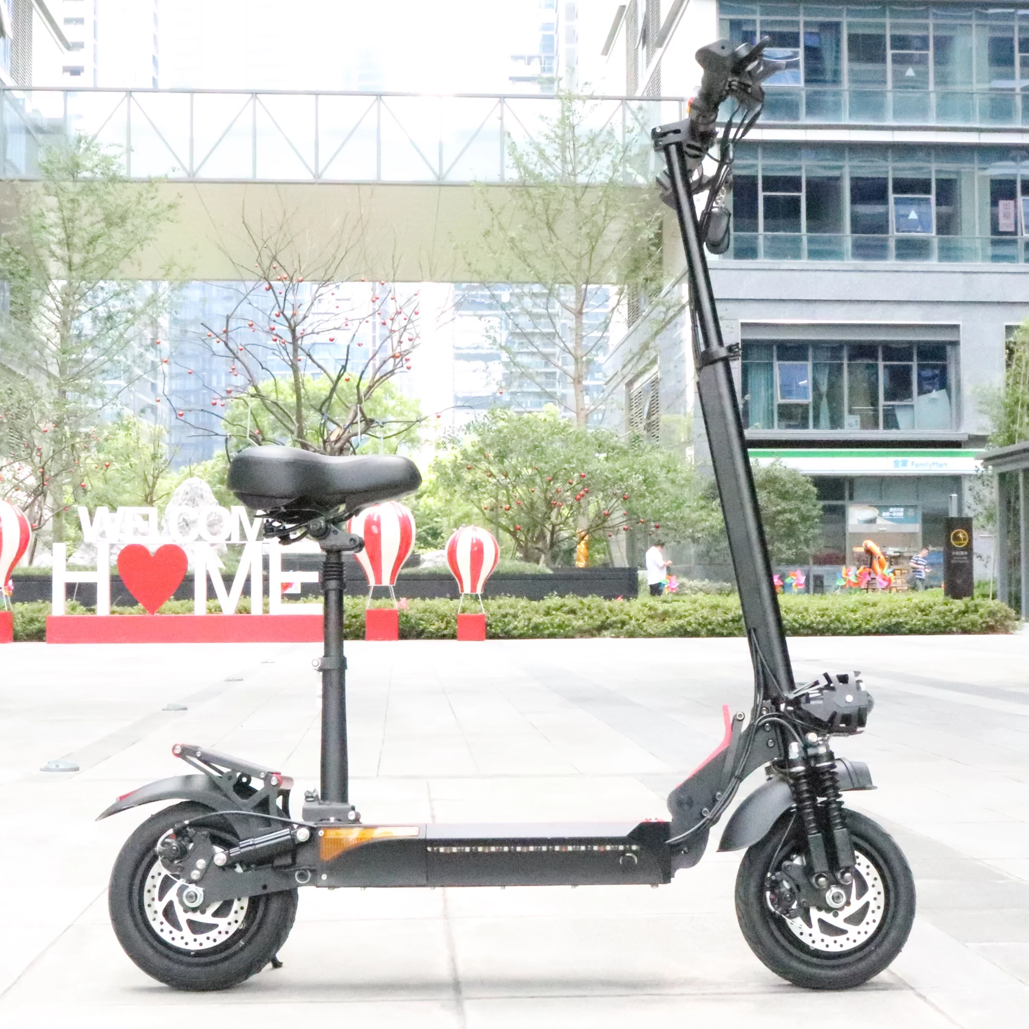 AJOOSOS X500 Electric Scooter with Seat - 2000W Dual Motor, 40 mph Max Speed, 40 Miles Long Range, 300lbs Max Load