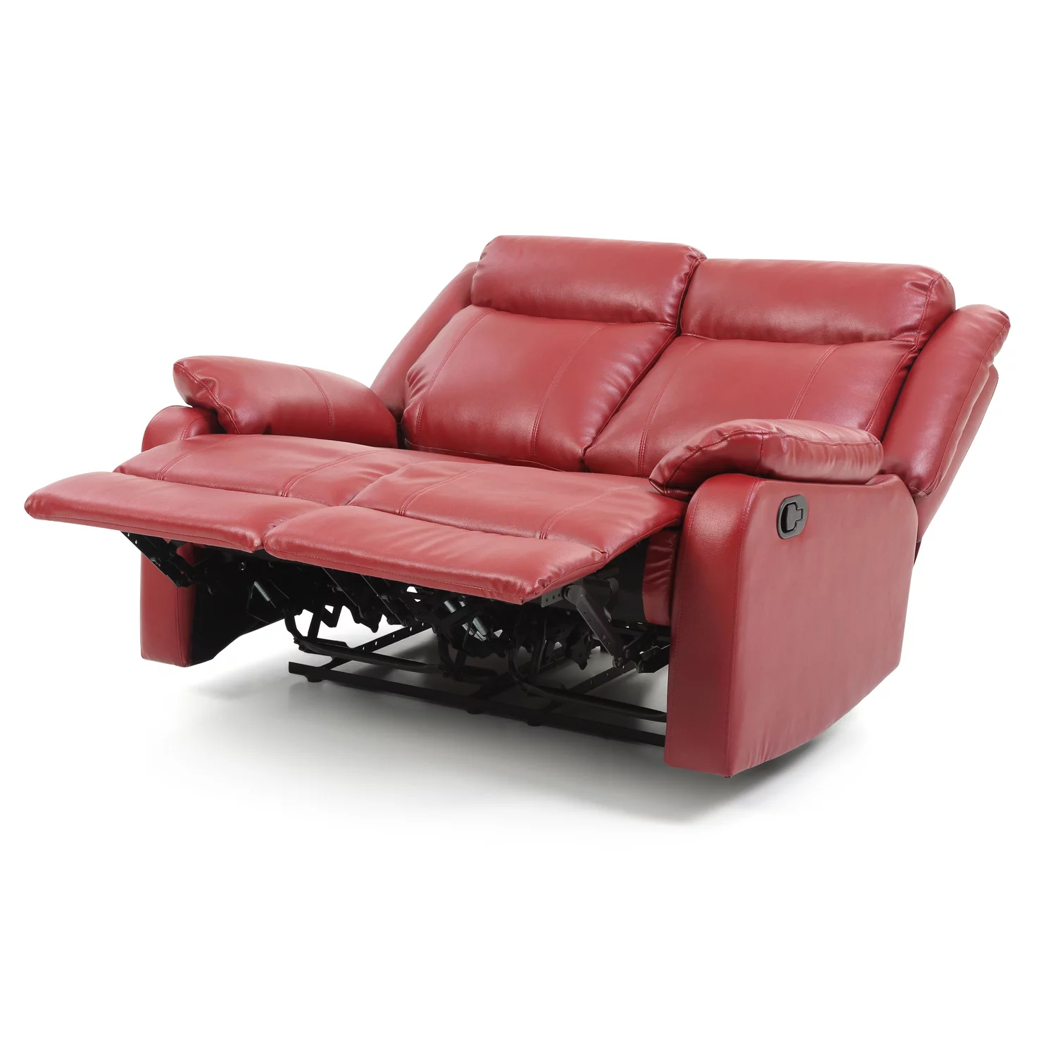 LYKE Home Double Reclining Love Seat , Red