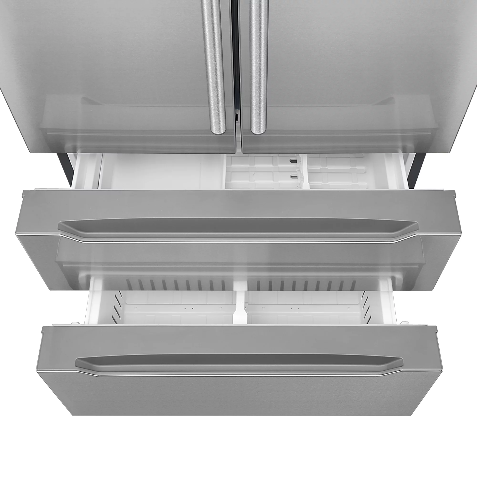 Cosmo 2 Piece Kitchen Appliance Packages with 30" Free Standing Gas Range Kitchen Stove & French Door Refrigerator Kitchen Appliance Bundles