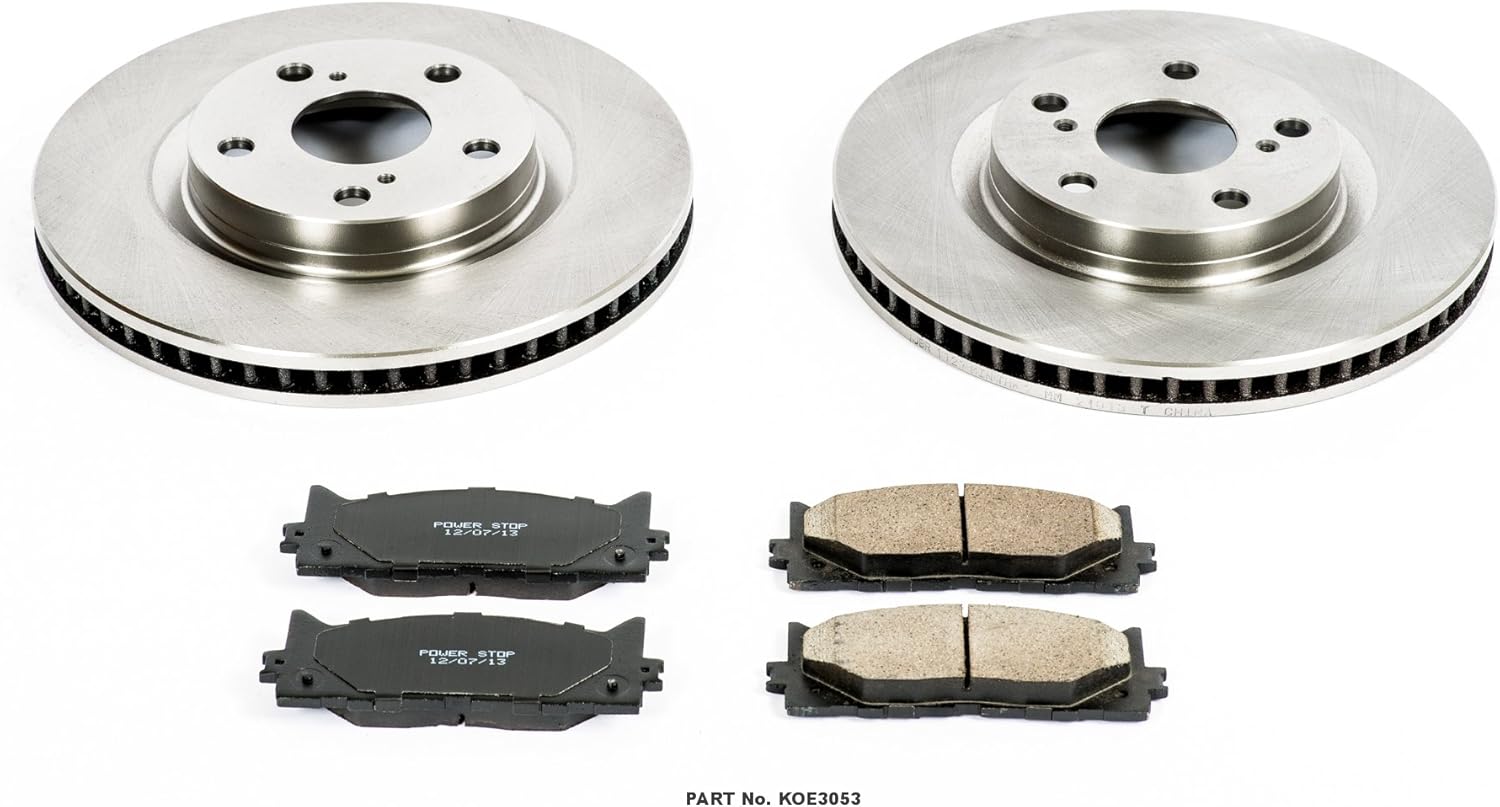 PowerStop Front KOE3053 Stock Replacement Brake Pad and Rotor Kit Autospecialty