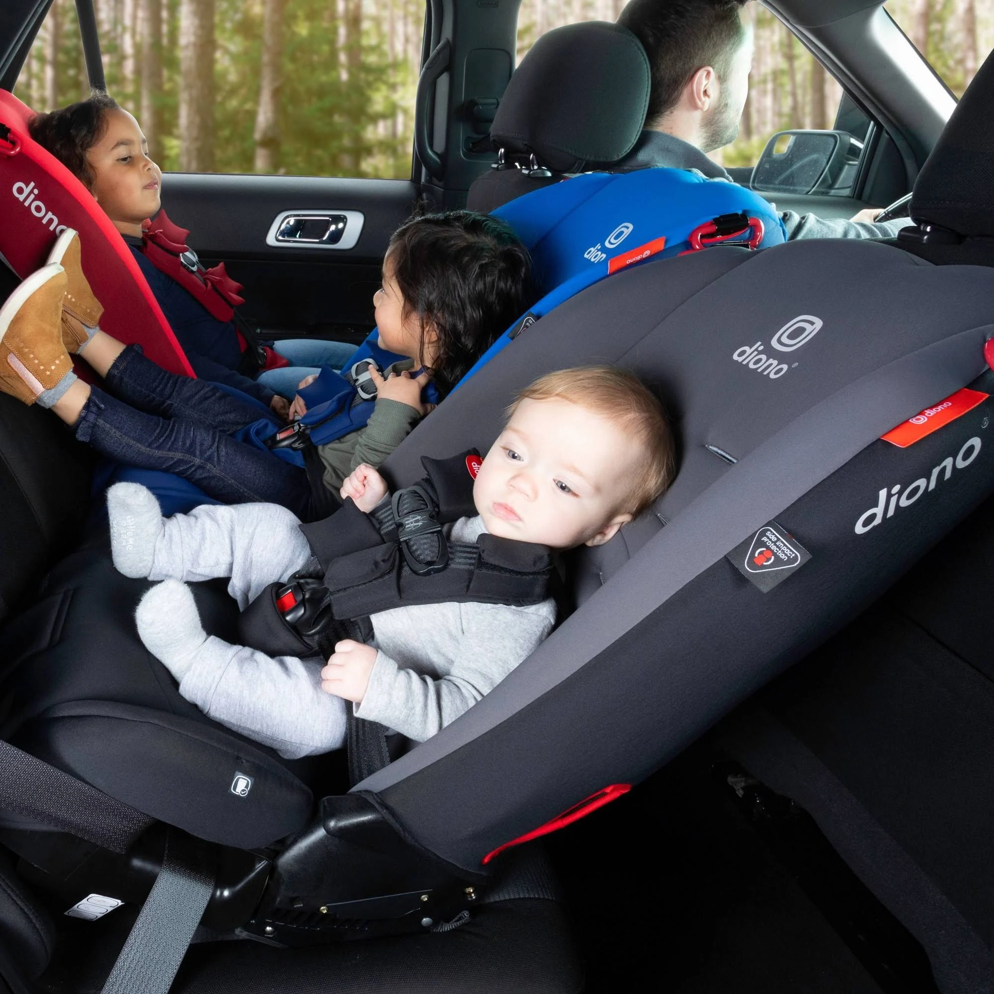 Diono Radian 3 R All-in-One Convertible Car Seat, Light Gray