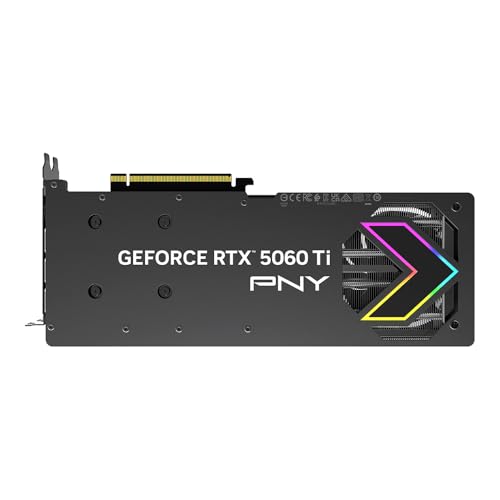PNY NVIDIA GeForce RTX&trade; 5060 Ti 16GB Overclocked Dual Fan Graphics Card (DLSS 4, PCIe&reg; 5.0, HDMI&reg;/DP 2.1, 2-Slot)