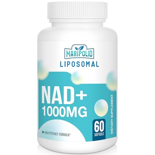 Liposomal NAD+ Supplement 1000 mg | Highest NAD Pontecy | Max Absorption | Pure NAD Supplement | Energy and DNA Repair, Aging Defense