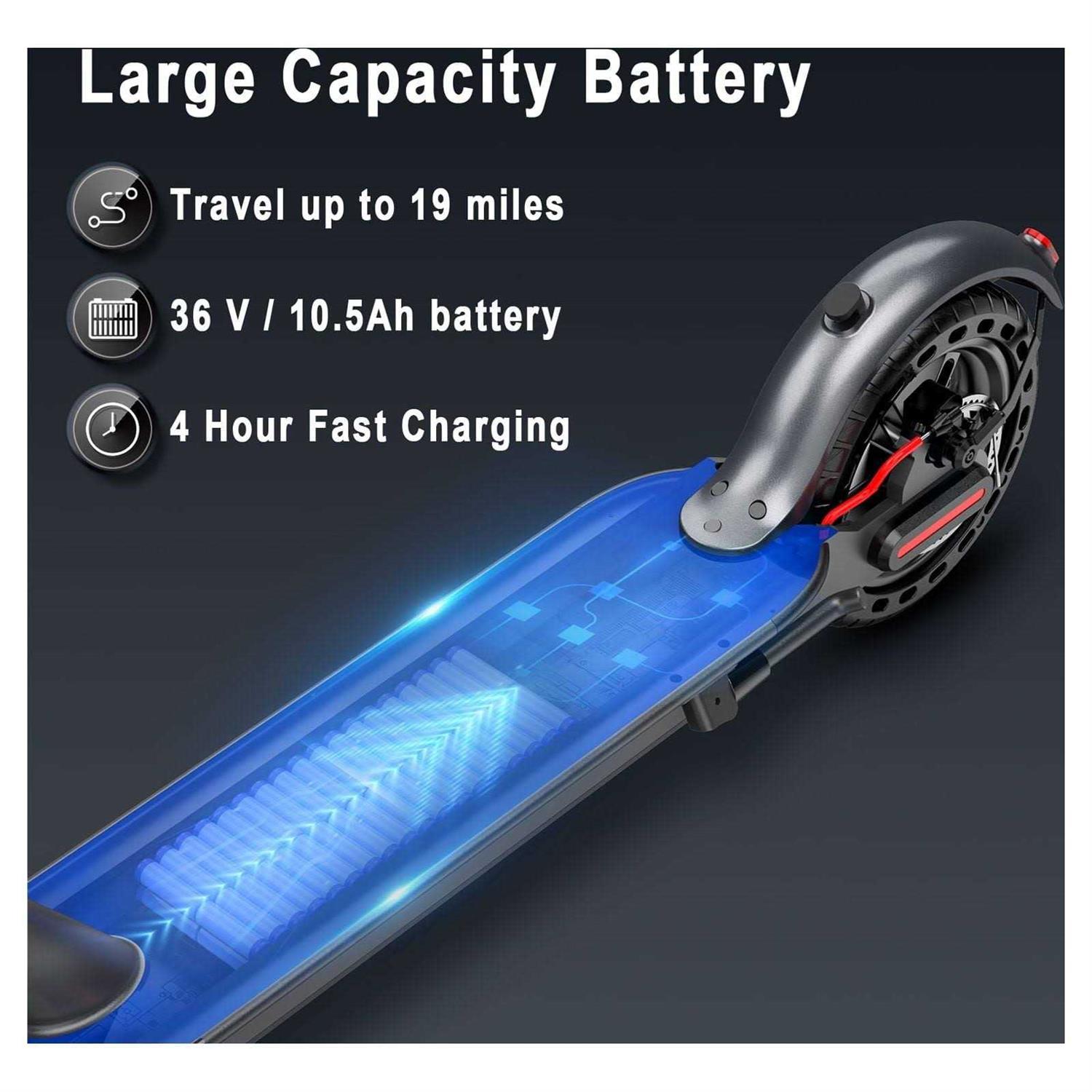 AOVOPRO AOVOPRO ES80 Electric Scooter 36V 10.5Ah Batetry 350W Motor 8.5inch Tires 25KM/H Top Speed 25-35KM Max Mileage Folding E-Scooter