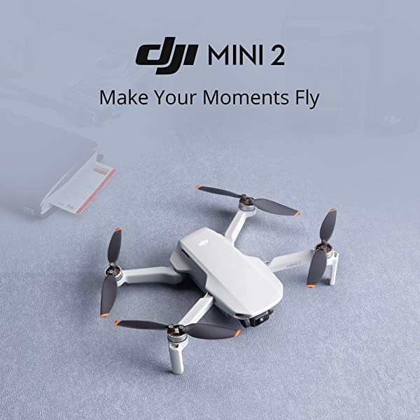 DJI Mini 2 &ndash; Ultralight and Foldable Drone Quadcopter, 3-Axis Gimbal with 4K Camera, 12MP Photo, 31 Mins Flight Time