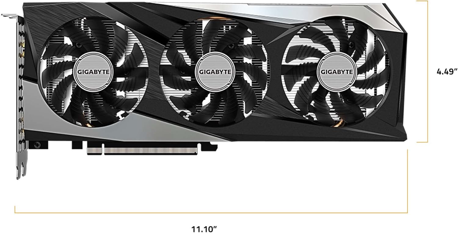 GIGABYTE Radeon RX 6500 XT Gaming OC 4G Graphics Card, WINDFORCE 3X Cooling System, 4GB 64-bit GDDR6, GV-R65XTGAMING OC-4GD Video Card