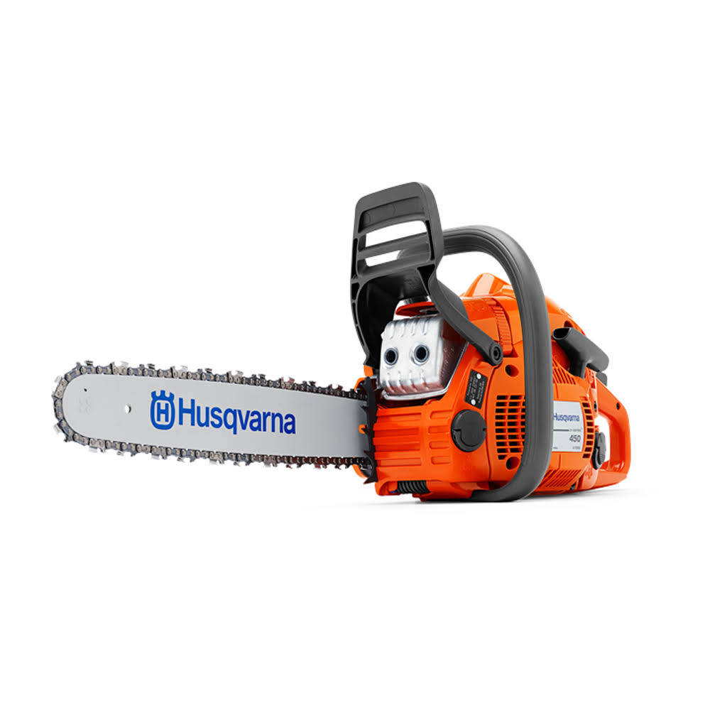 Husqvarna 967651104 450 II E Series 50.2cc 18 inch GAS Powered Chainsaw with Powerbox Case