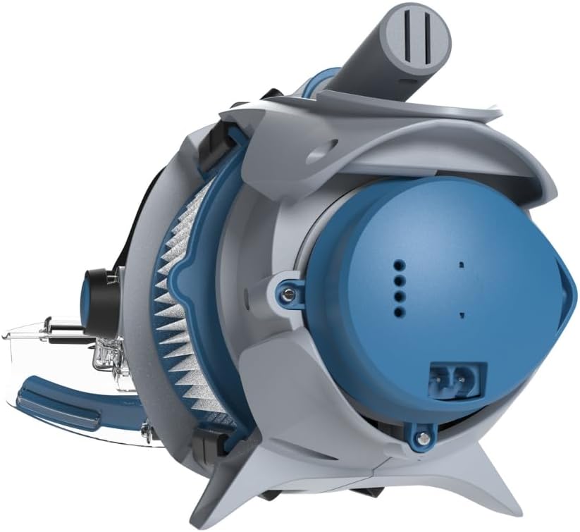 KOKIDO Rechargeable Heavy-Duty Pool Vacuum,6X Suction,Powerful Dual Filtering-Standard and Fine, Commercial Power Whole Pool Fast Cleaning