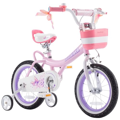 Royalbaby Princess Girls Kids Bike 12 14 16 18 20 Inch Children Bicycle with Basket for Age 3-12 Years
