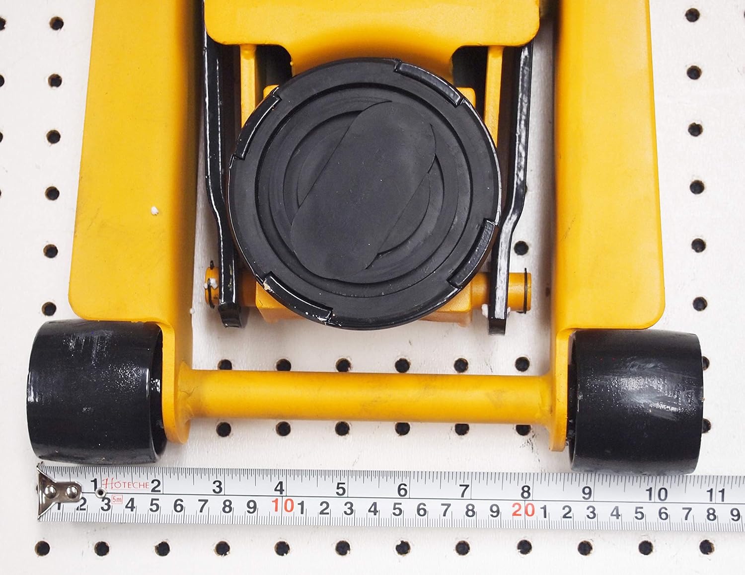 hoteche 3-1/2 Ton Hydraulic Garage Floor Service Jack Low Profile Double Pump