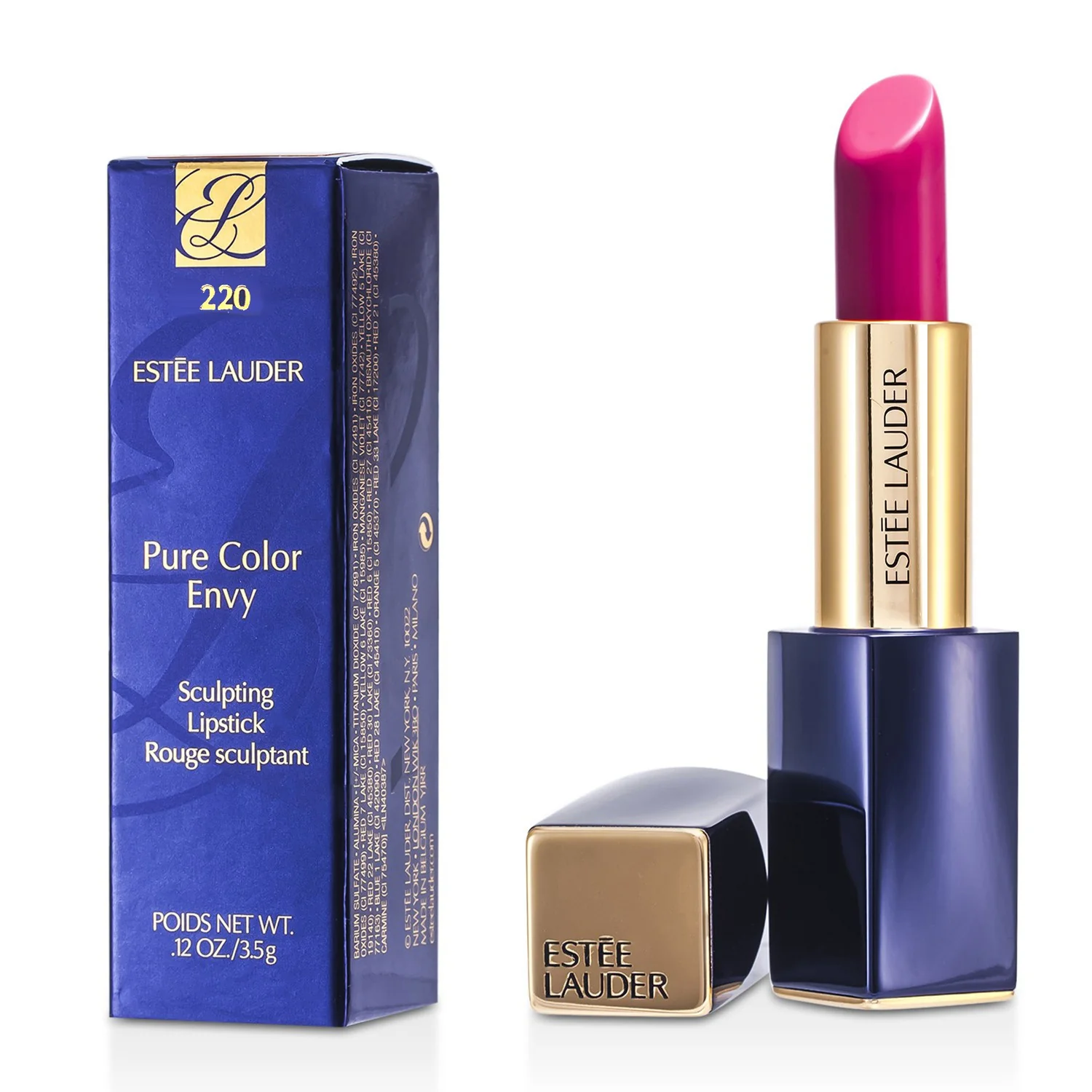 Estee Lauder Pure Color Envy Sculpting Lipstick - # 420 Rebellious Rose  3.5g/0.12oz