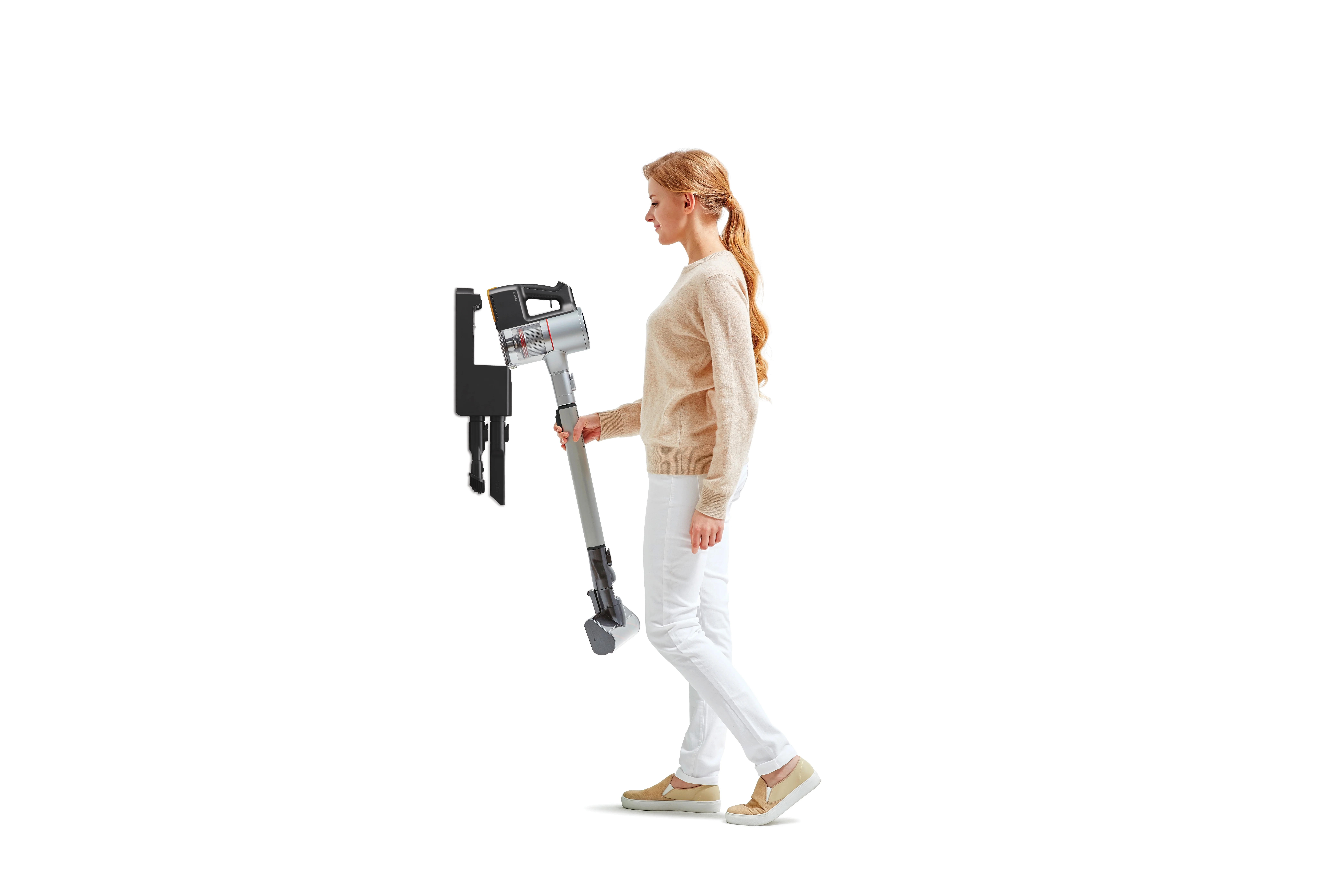 Restored LG CordZero A9 Charge Plus Cordless Stick Vacuum, Matte Silver - (Refurbished)
