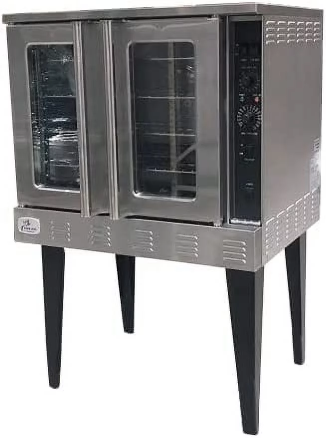 Commercial Convection Oven, Natural Gas or Propane, Single Deck, Four Legs, Restaurant Kitchen Bakery TC-COG-1