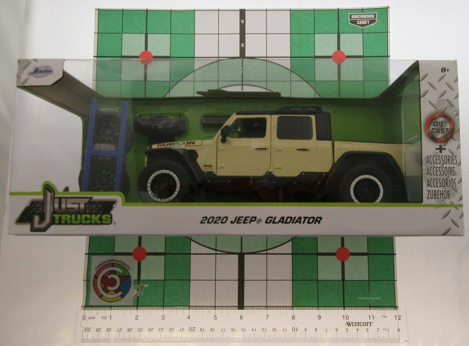 2020 Jeep Gladiator Rubicon ~ Tan ~ 1:24 Die Cast ~ Just Trucks
