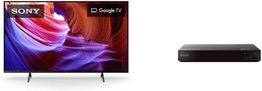 Sony 43 Inch 4K Ultra HD TV X85K Series: LED Smart Google TV with Native 120HZ Refresh Rate KD43X85K- 2022 Model BDP-S6700 4K Upscaling 3D Streaming