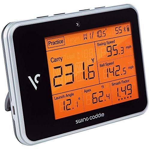 Swing Caddie SC300 Portable Launch Monitor by Voice Caddie Power Bundle | PlayBetter Portable Charger u0026 Protective Case | Do