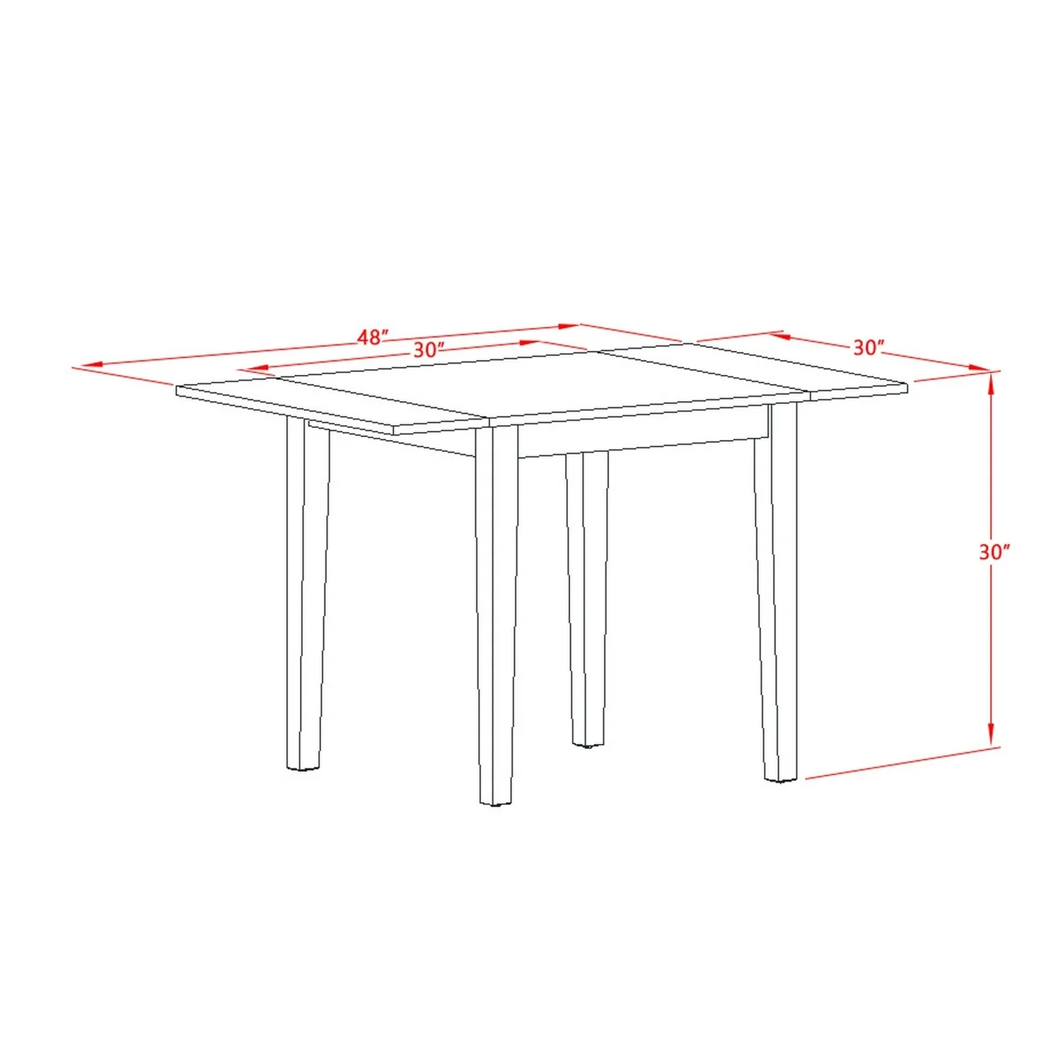 HomeStock Coastal Cool 5Pc Modern Dining Table Set Contains A Dining Room Table And 4 Dinette Chairs With Solid Wood Seat And Slat Back, Oak Finish