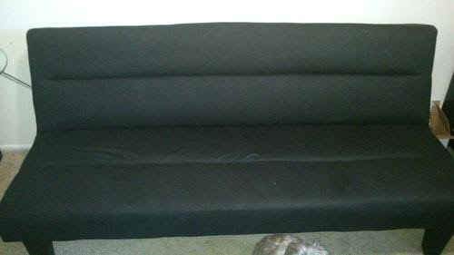 Kebo Microfiber Futon - Color: Black