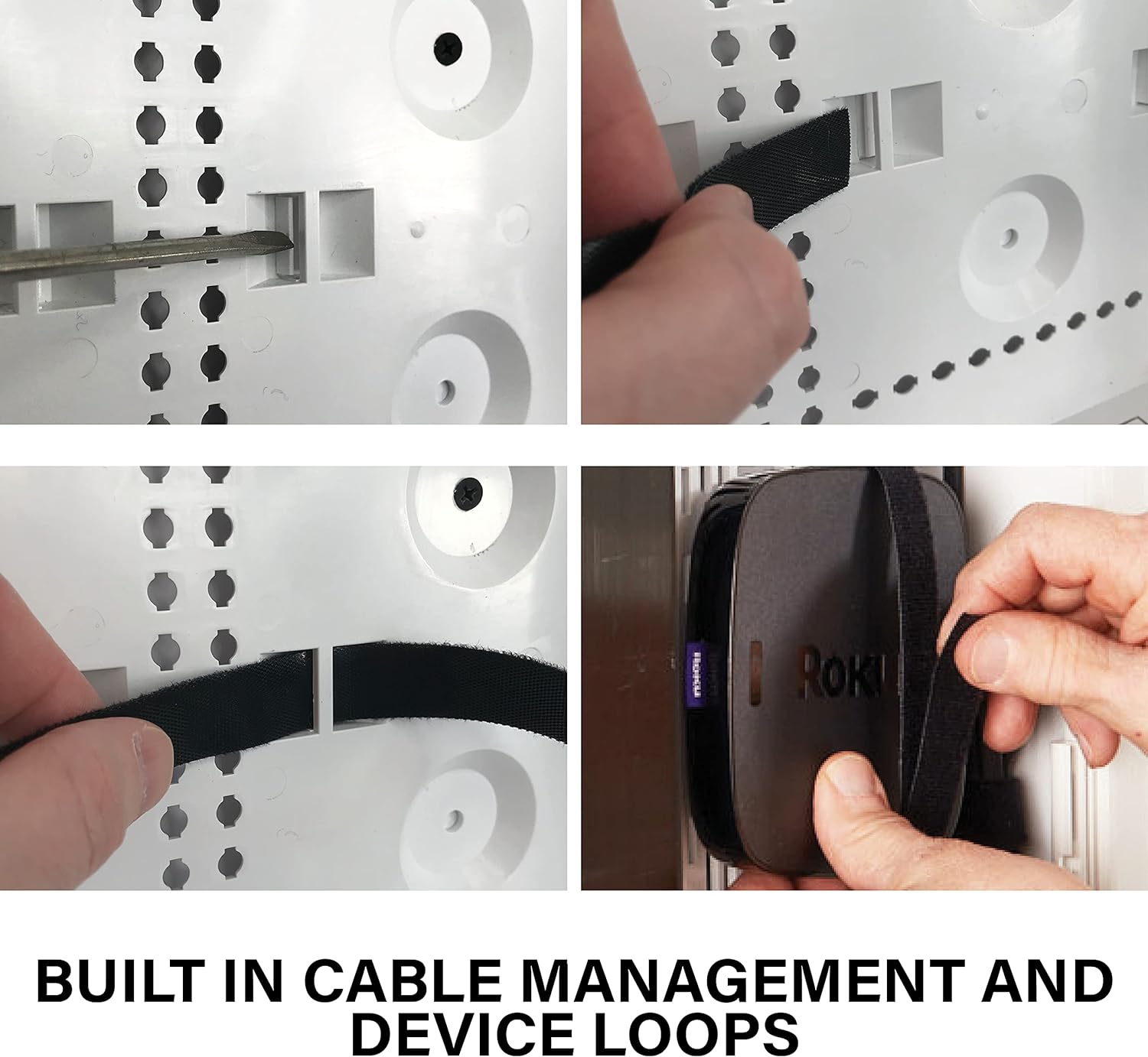 Legrand - OnQ Cable Management, Structured Media Enclosure, in-Wall Enclosure, TV Home Theater Box, Recessed Storage Box, Dual Purpose, 17 Inches