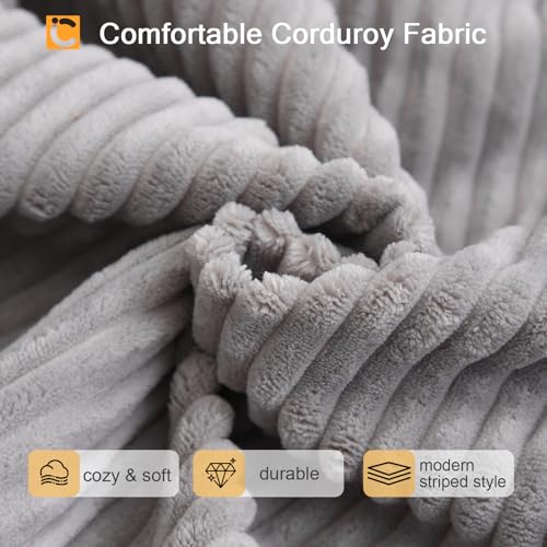COMAX Folding Sofa Bed, Convertible Chair Bed Corduroy 3-in-1 Foldable Floor Couch with High-Density Foam, Futon Sofa Sleeper Mattress