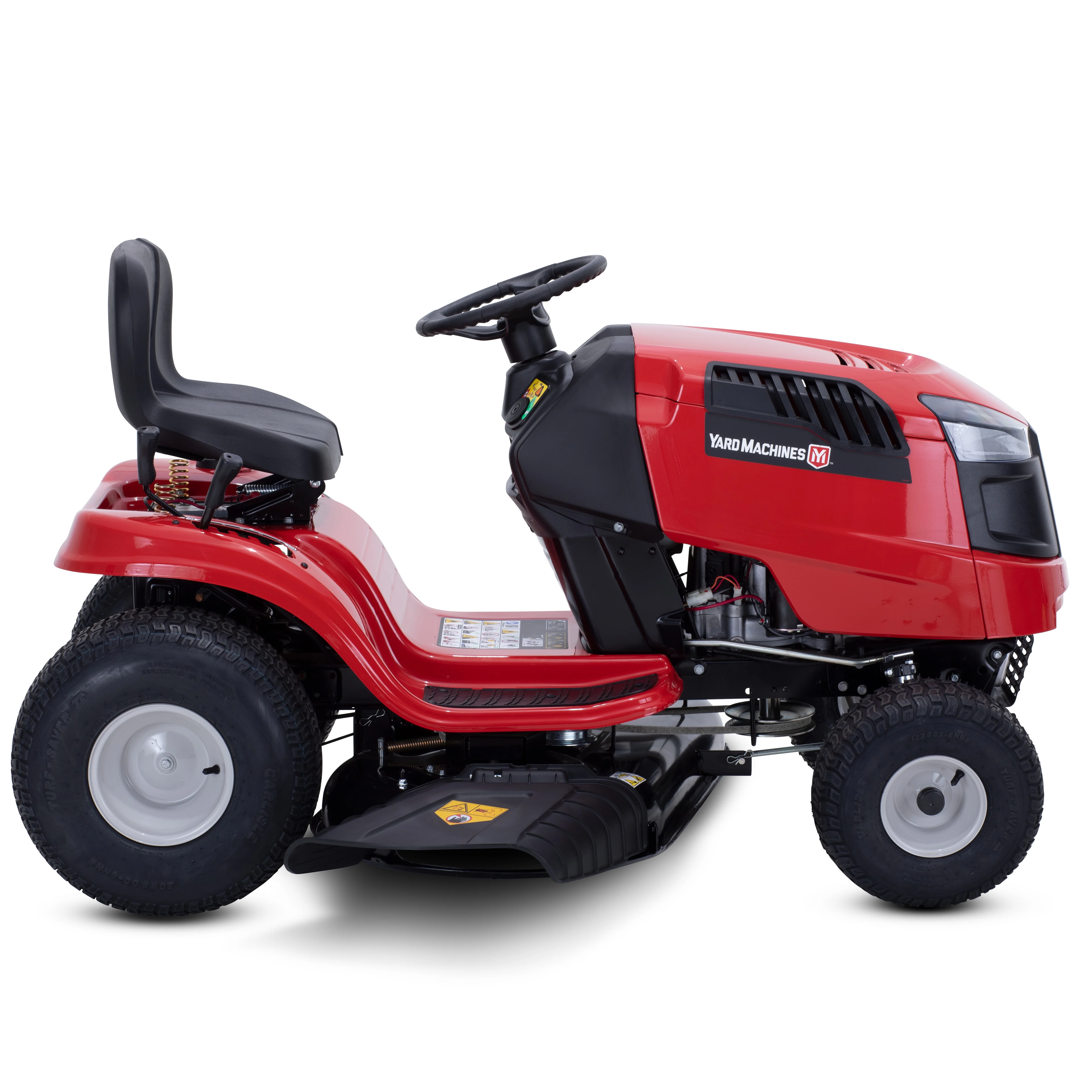 Yard Machines 42-in Riding Lawn Mower with 15.5 HP 500cc Briggs & Stratton Gas Powered Engine