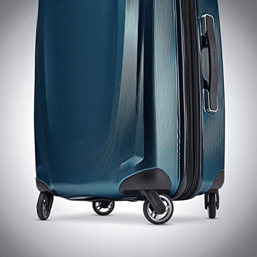 Samsonite Winfield 3 DLX Hardside Expandable Luggage with Spinners, Silver, Carry-On 20-Inch