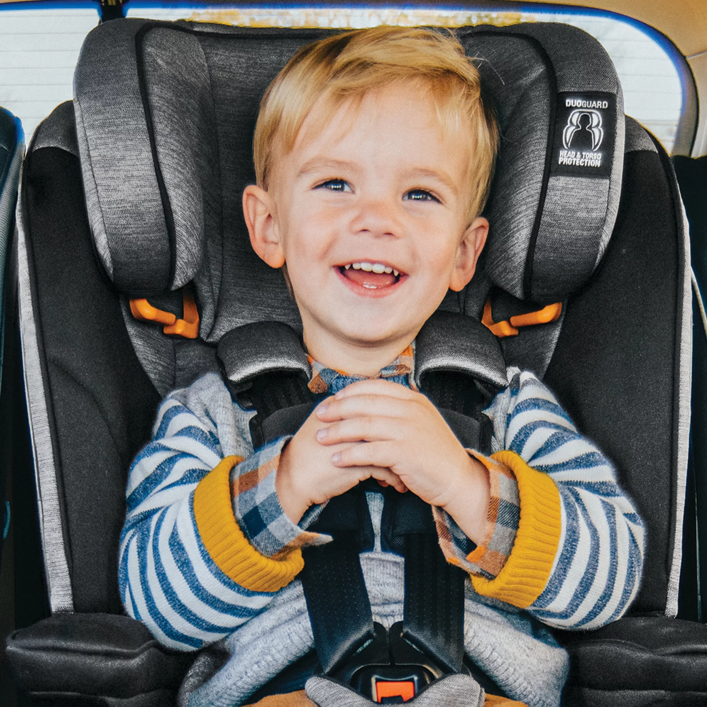 Chicco MyFit ClearTex Harness + Booster Car Seat - Shadow (Black)