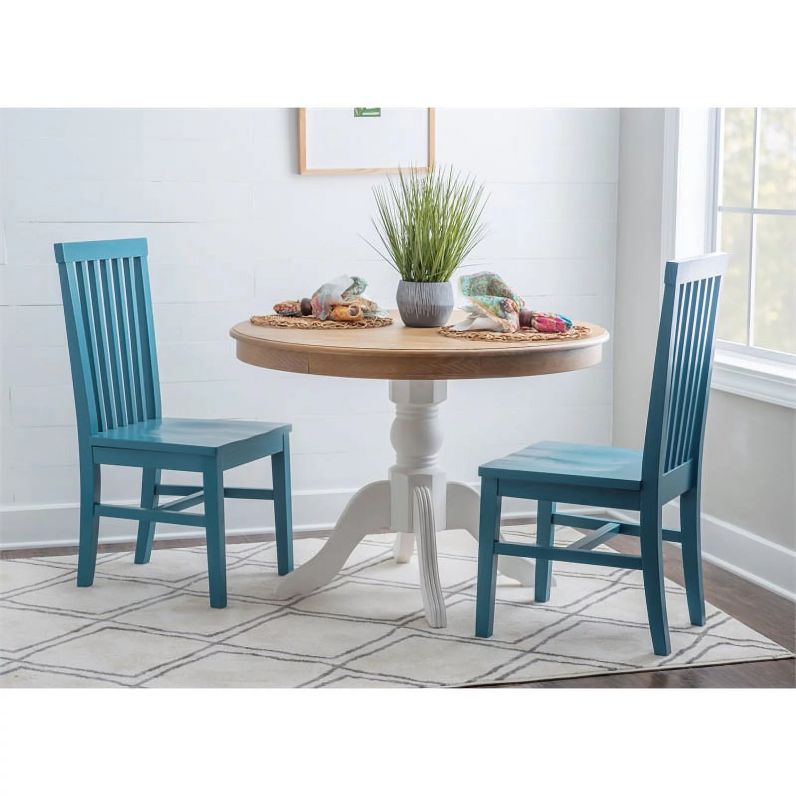 Home Square Furniture 2-Piece Set with Corner Breakfast Nook & Dining Table