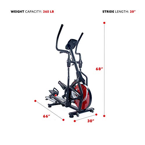 Sunny Health & Fitness Magnetic Elliptical Trainer Elliptical Machine w/Tablet Holder