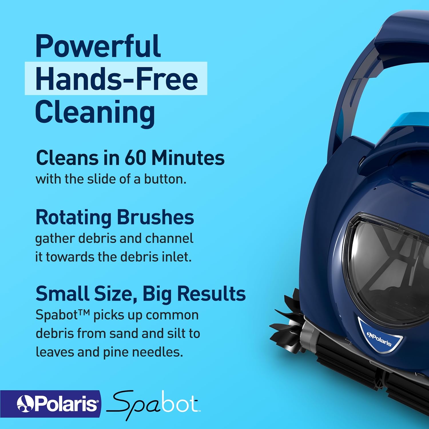 Polaris Spabot Hands-Free Automatic Spa Cleaner, Designed for In-Ground Spas & Above-Ground Hot Tubs