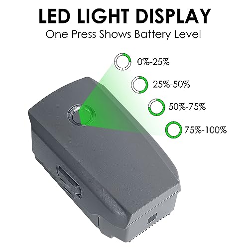 2 Pack Mavic Pro Battery, FB1-3830mAh-11.4V Intelligent Flight Replacement Batteries for DJI Mavic 1 Pro