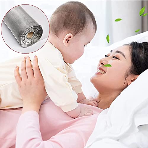 304 Stainless Steel Woven Wire Wire Mesh 100 Mesh Woven Wire Mesh Stainless Steel Air Vent Mesh Tear Resistant Filter Net Ideal for Filter Net