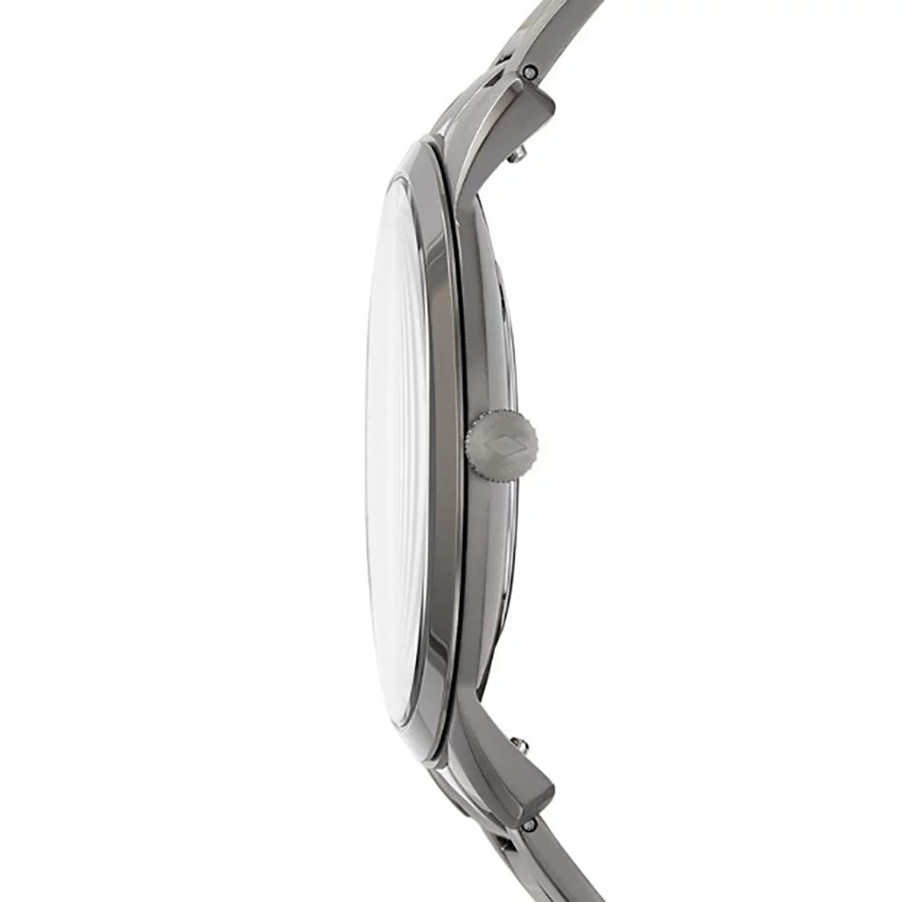 Fossil Men's The Minimalist Three-Hand, Smoke-Tone Stainless Steel Watch, FS5459