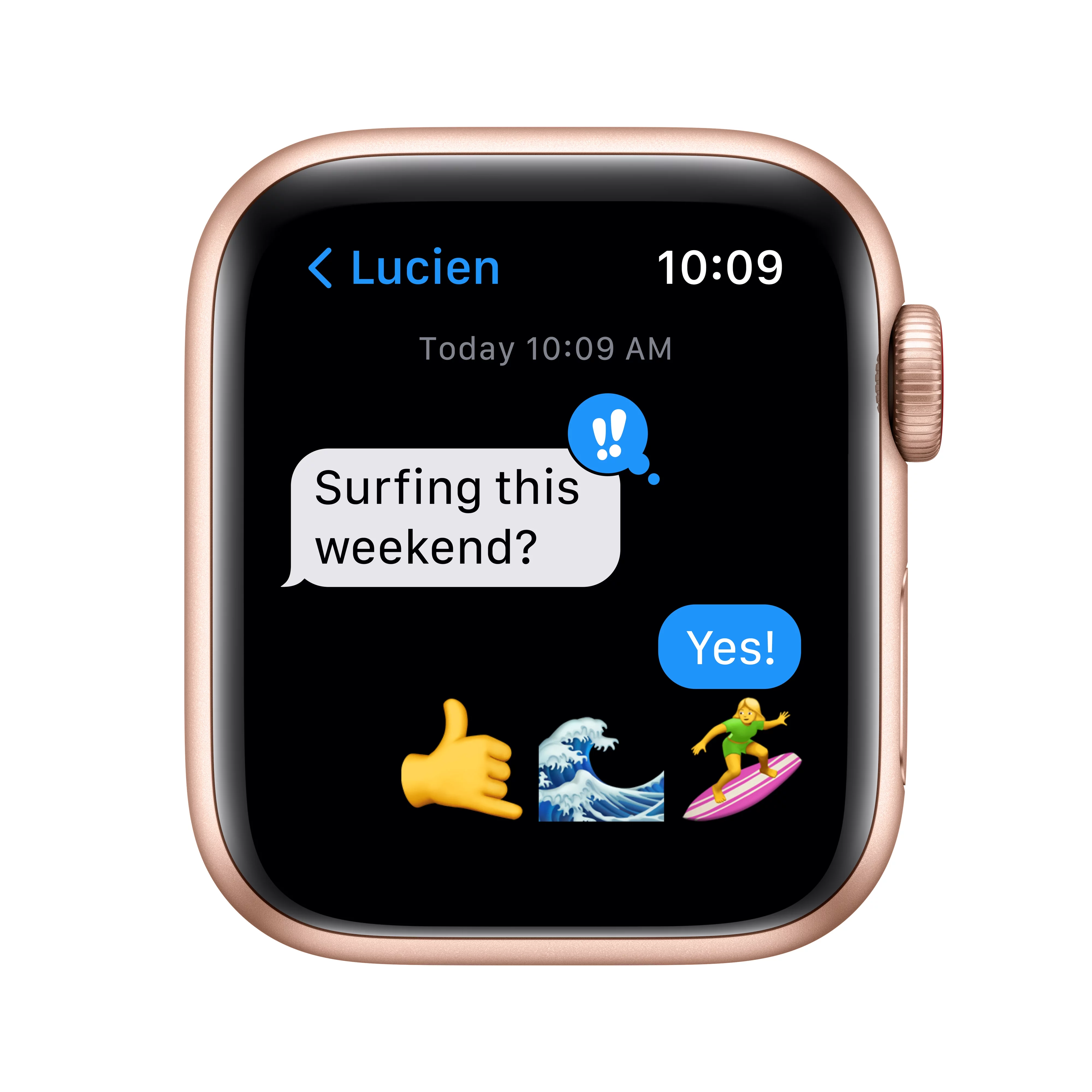 Apple Watch SE (1st Gen) GPS + Cellular 40mm Gold Aluminum Case Starlight Sport Band - Regular with Family Set Up - Radiant Selections