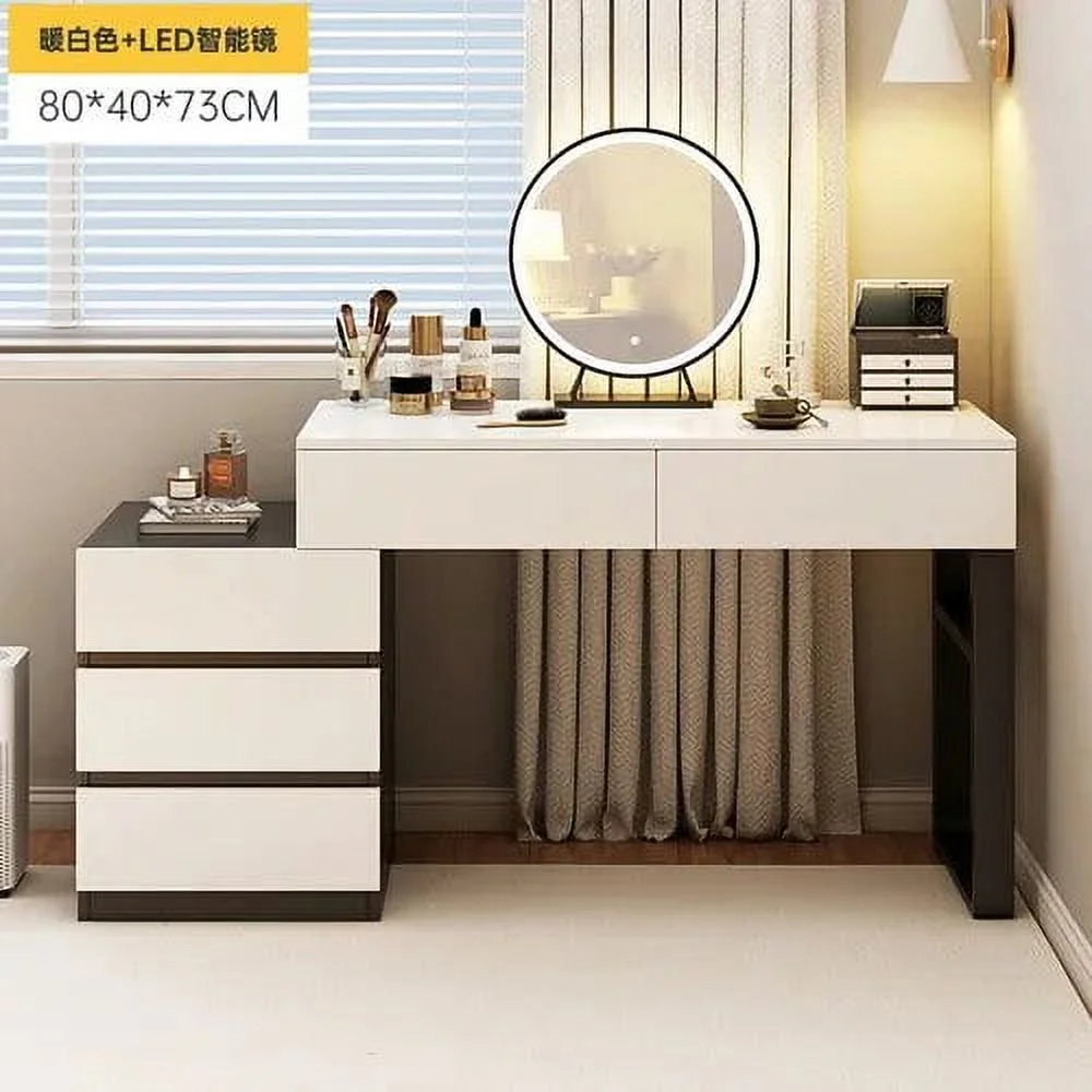 Led Chair Lacquer Dressing Table Container Nordic Comfortable Dressing Table Dressers Bedroom Tocador Maquillaje Home Furniture