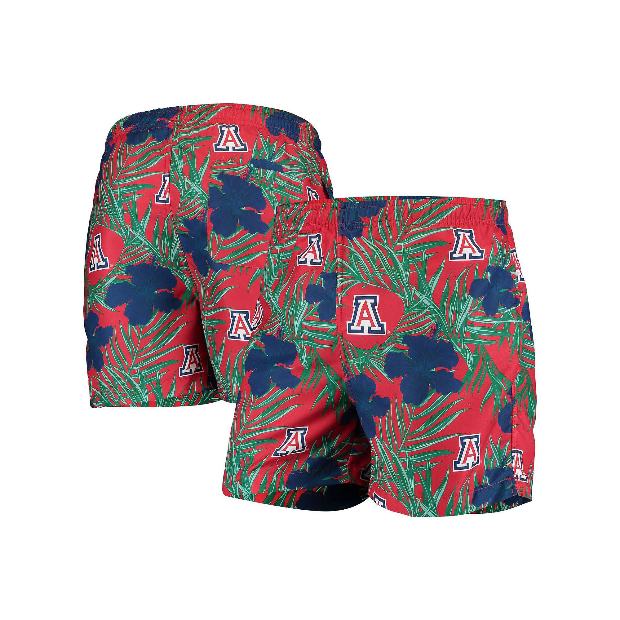 Men&s Red Arizona Wildcats Swimming Trunks