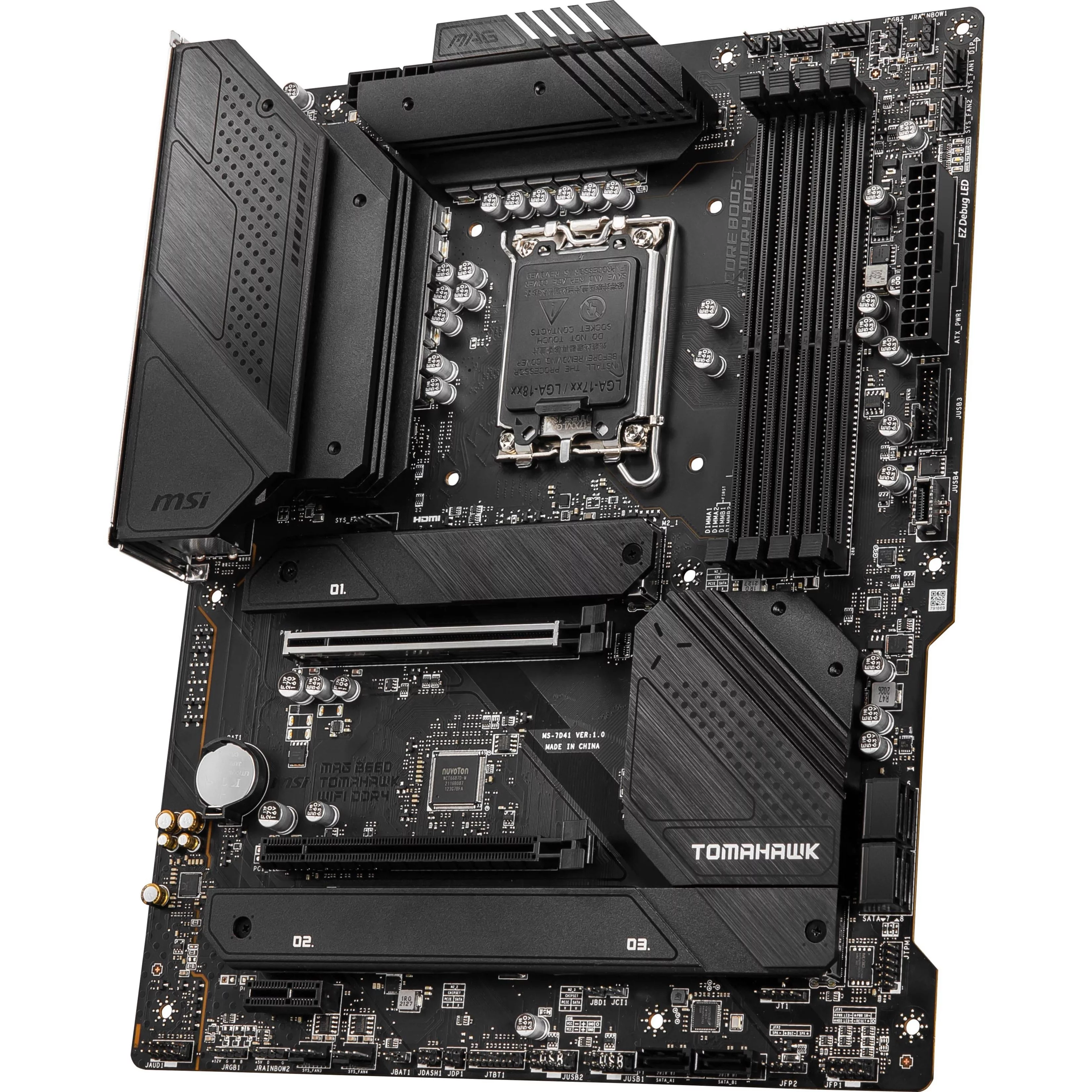 MSI MAG B660 TOMAHAWK WIFI DDR4 LGA 1700 Intel B660 SATA 6Gb/s ATX Intel Motherboard