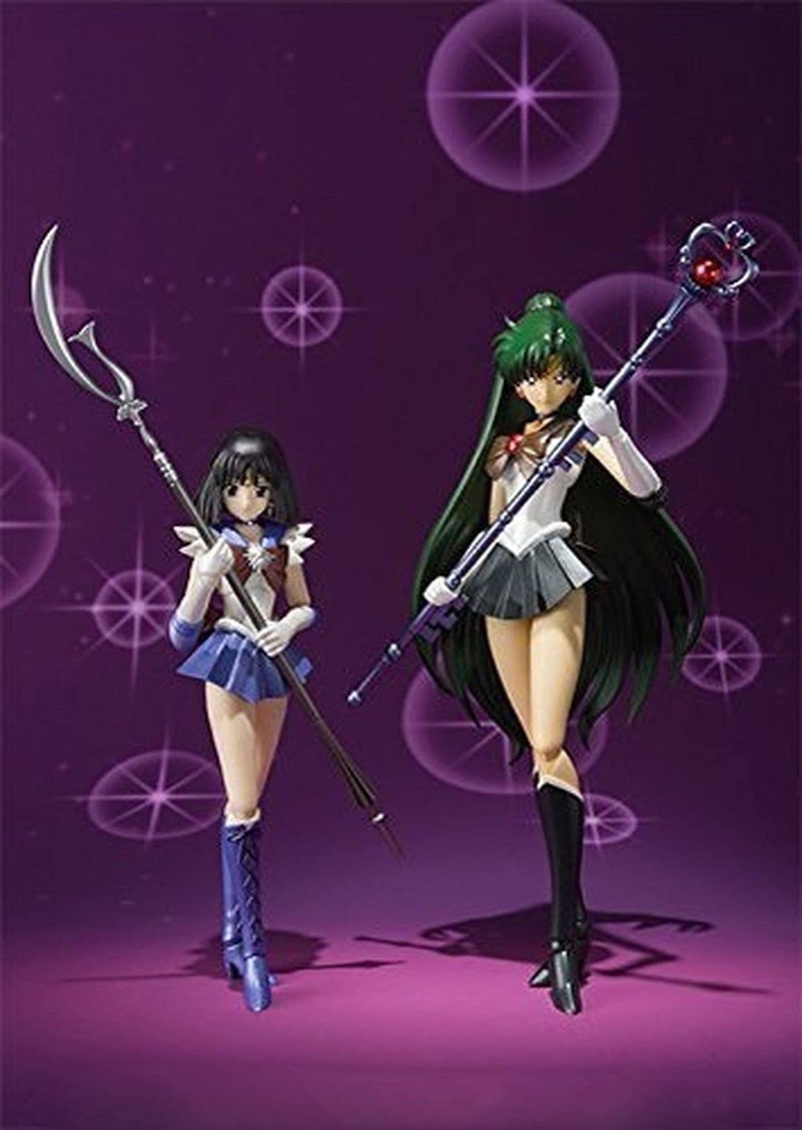S.H.Figuarts Sailor Moon Sailor Pluto Action Figure Bandai Tamashii N