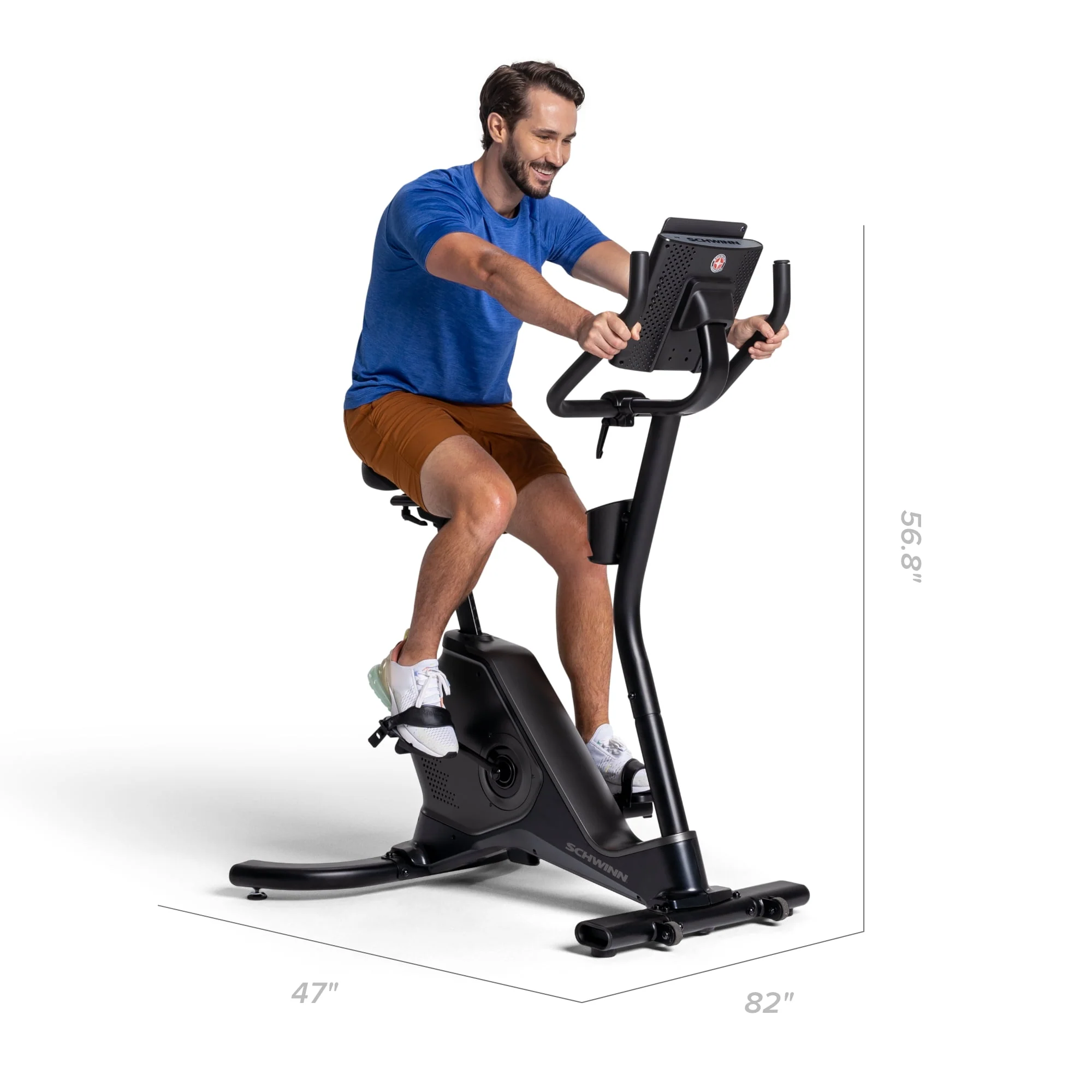 Schwinn 190 Upright Bike, Free 2-Month JRNY Membership